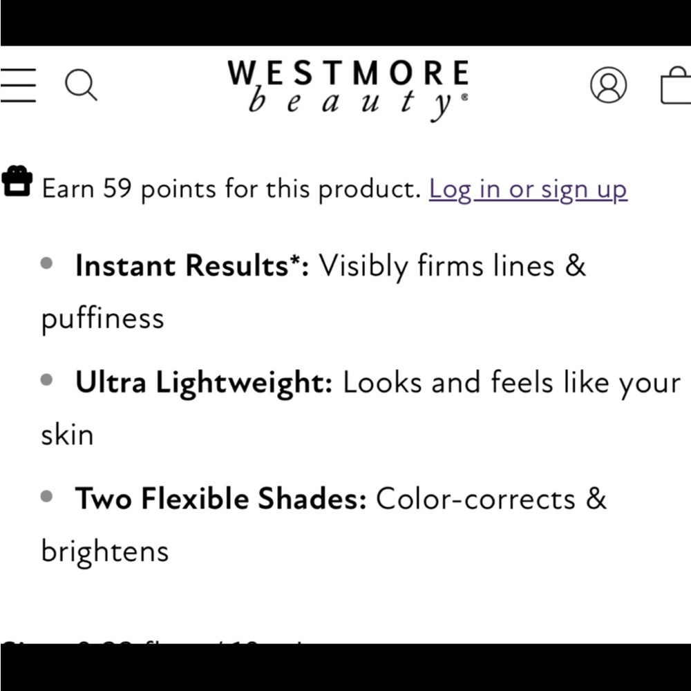 New Westmore  beauty tinted 60-second eye lift cream - Picture 6 of 6